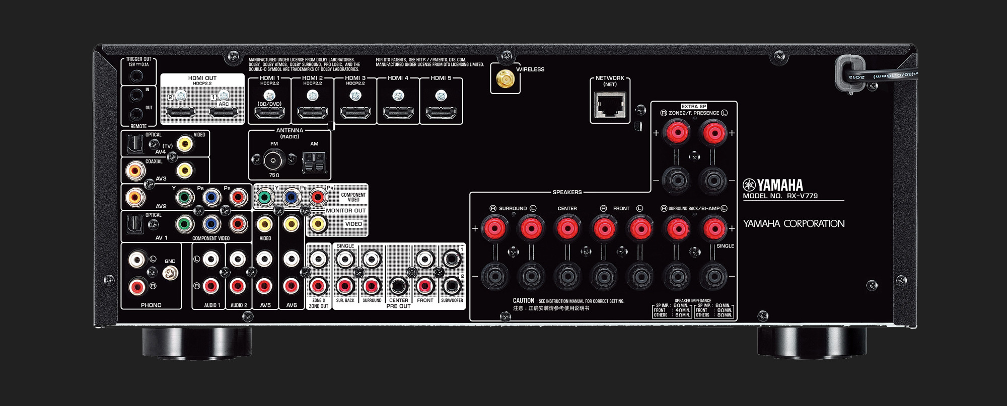 ヤマハRX-v779 ヤマハ | RX-V779 - AVアンプ - 概要