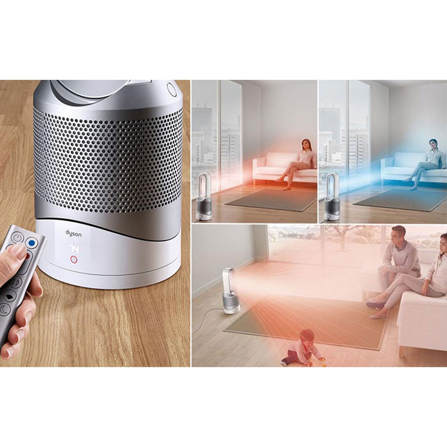 Purificator, Aeroterma si Ventilator fare elice - Dyson HP00 Pure