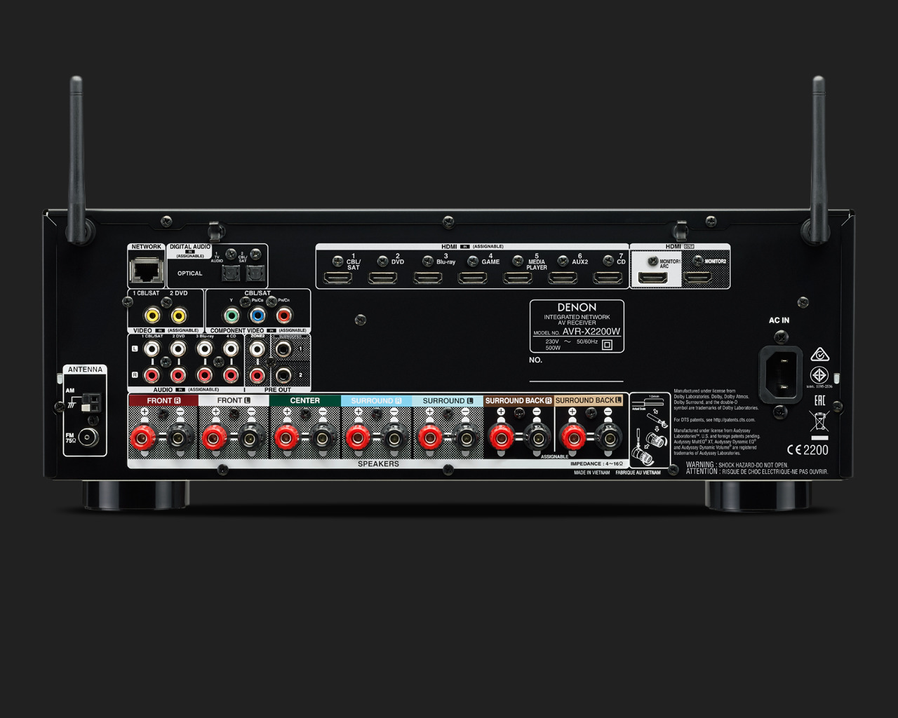 DENON AVアンプ AVR-X2200W
