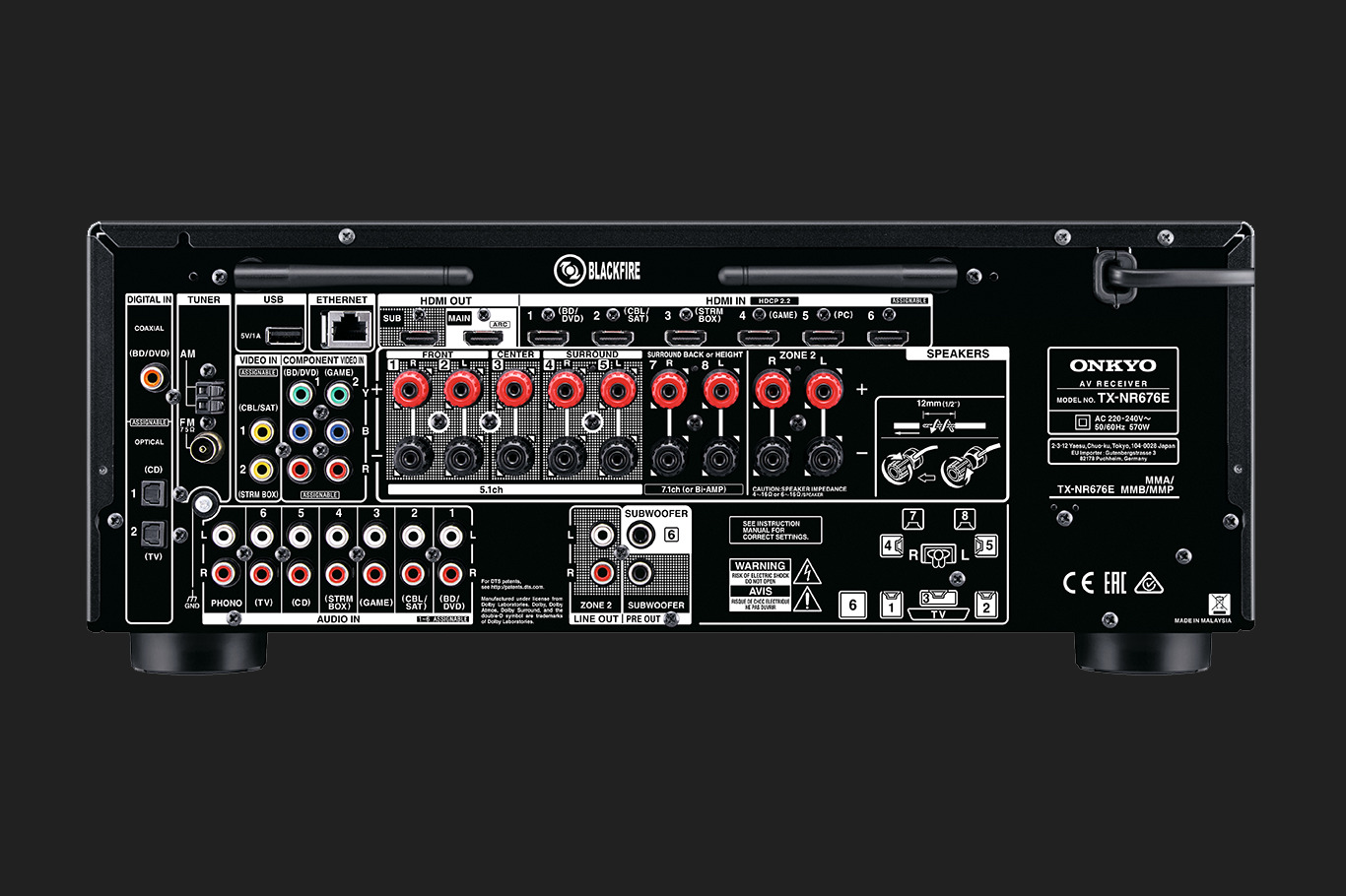 Receiver Onkyo TX-NR676E la AVstore.ro