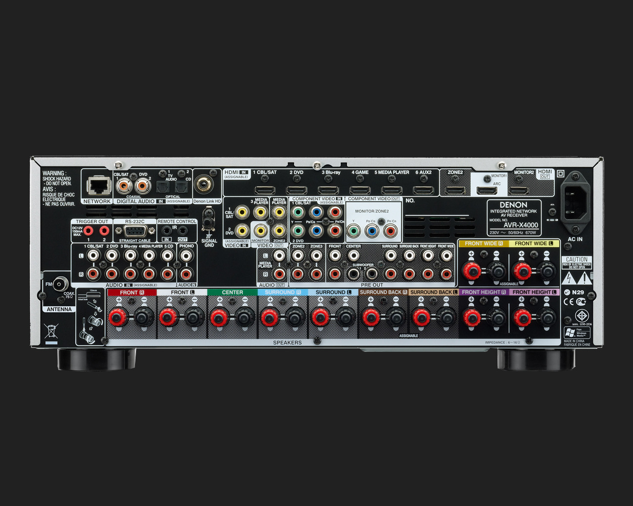 Denon アンプ AVR-X4000-K