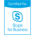 Skype certified award logo