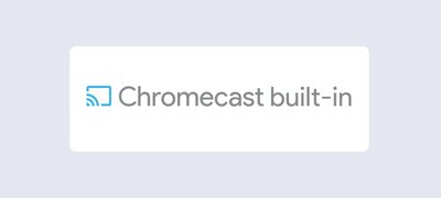 Siglă pentru Chromecast built-in
