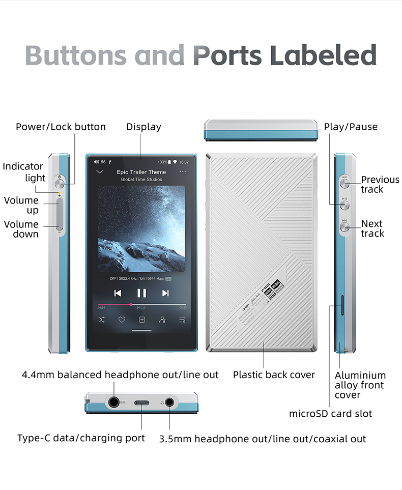Fiio JM21 (4gb+64gb) version la AVstore.ro