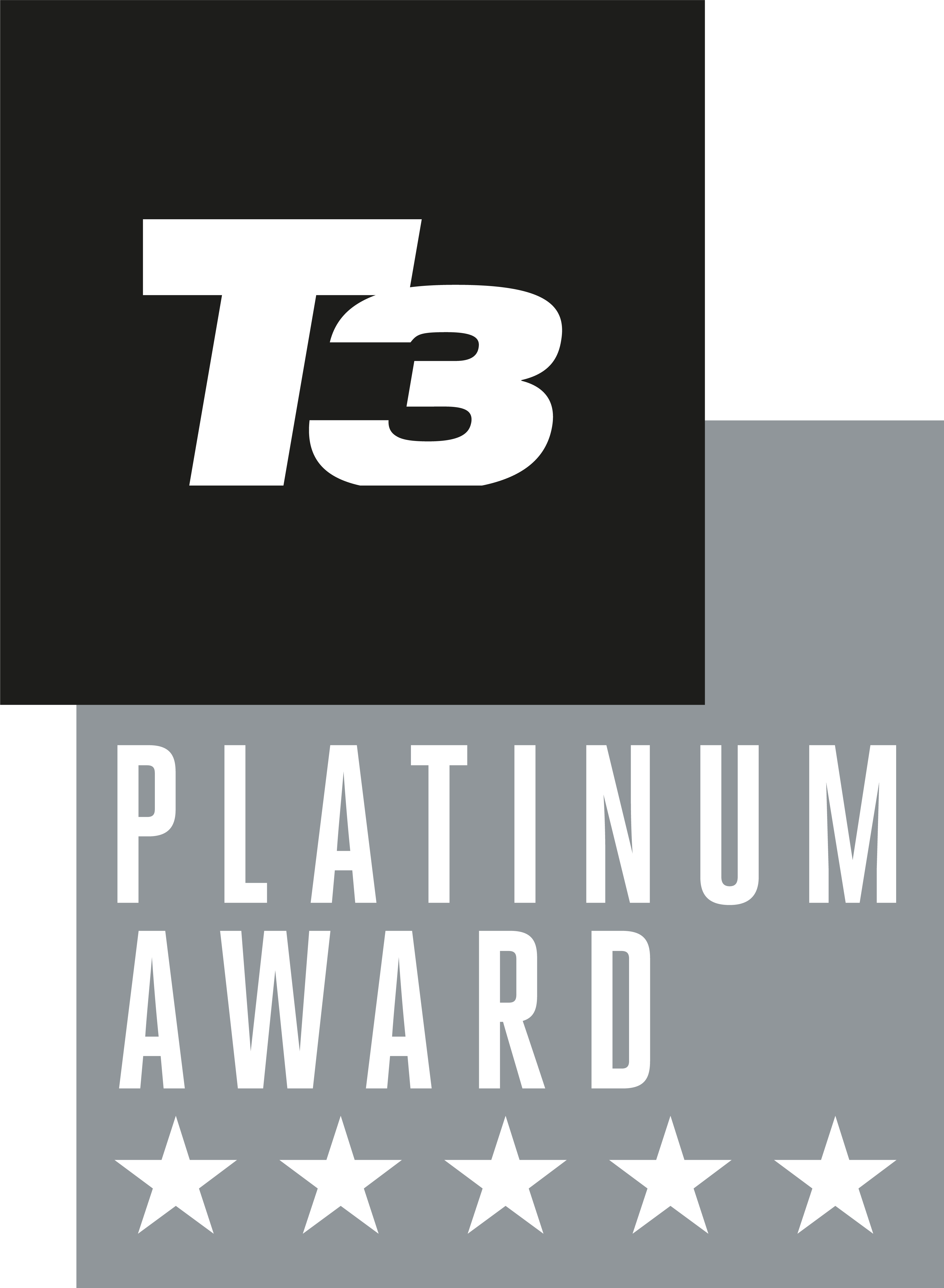 T3 Platinum Award