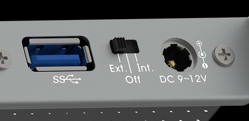 Power switch on Matrix Audio element H USB Interface