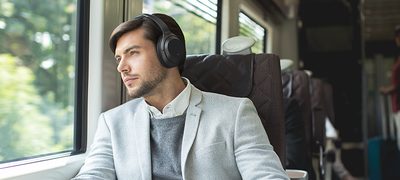 Imagine cu CĂȘTI WIRELESS CU ANULARE DIGITALĂ A ZGOMOTULUI WH-1000XM3