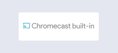 Siglă pentru Chromecast built-in
