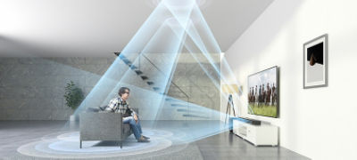 Imagine cu Bară de sunet Dolby Atmos 7.1.2 cu Wi-Fi