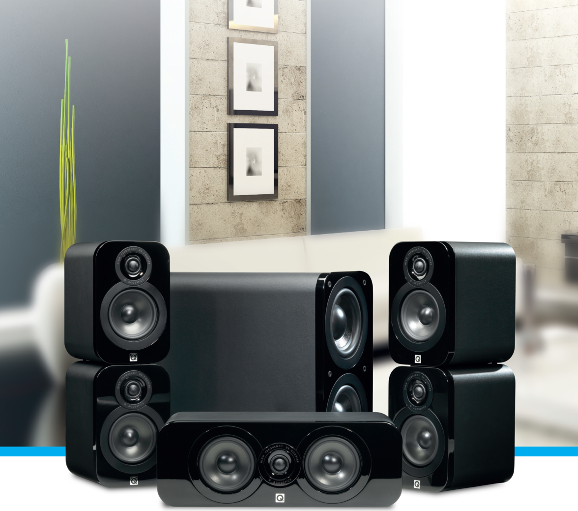 Q Acoustics 3000 Series 5.1 Home Cinema Speaker Package