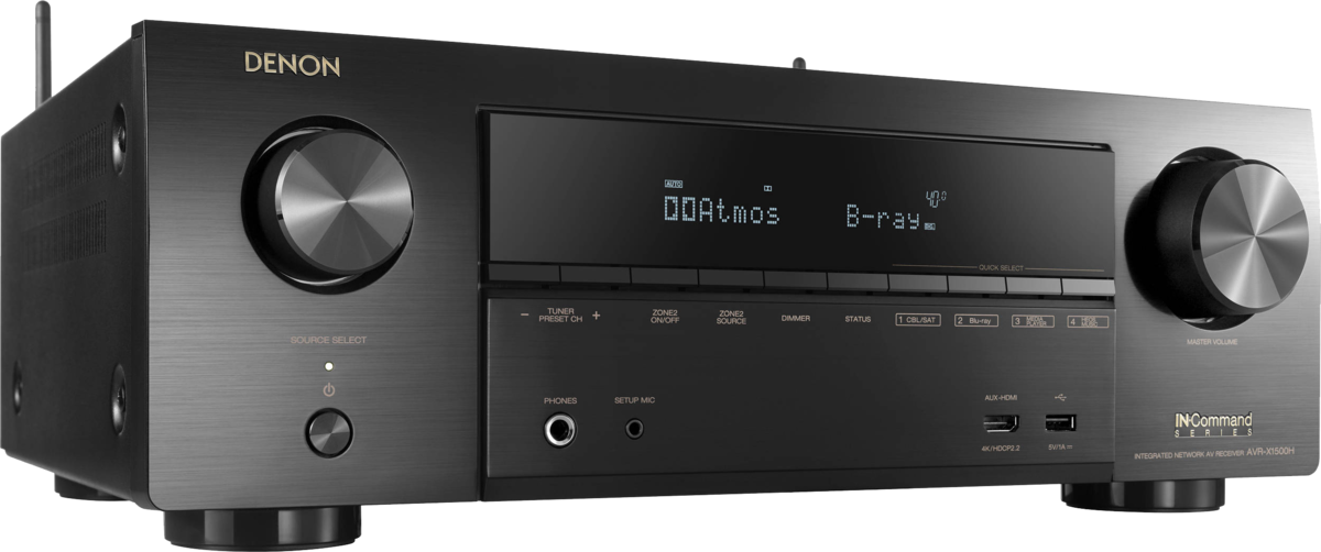 AV Receiver Denon AVR-X1500H la AVstore.ro