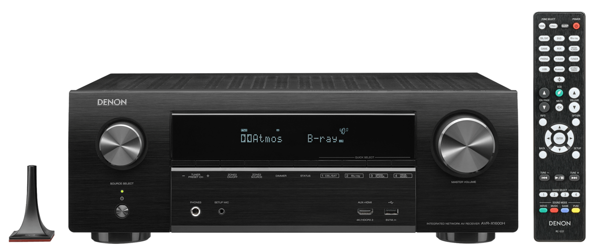 DENON avr1600h 2021年製 Receiver Denon AVR-X1600H la AVstore.ro