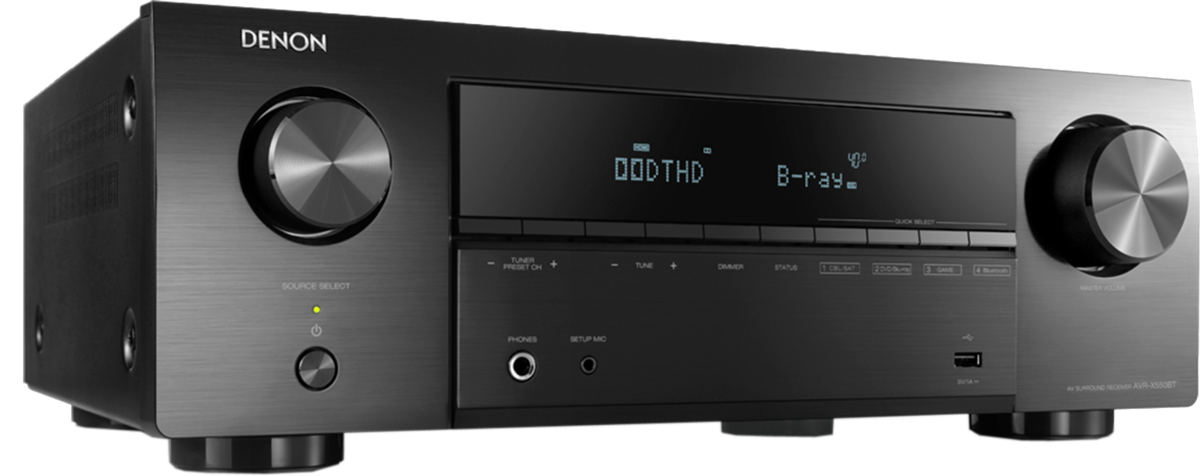 AV Receiver Denon AVR-X550BT la AVstore.ro
