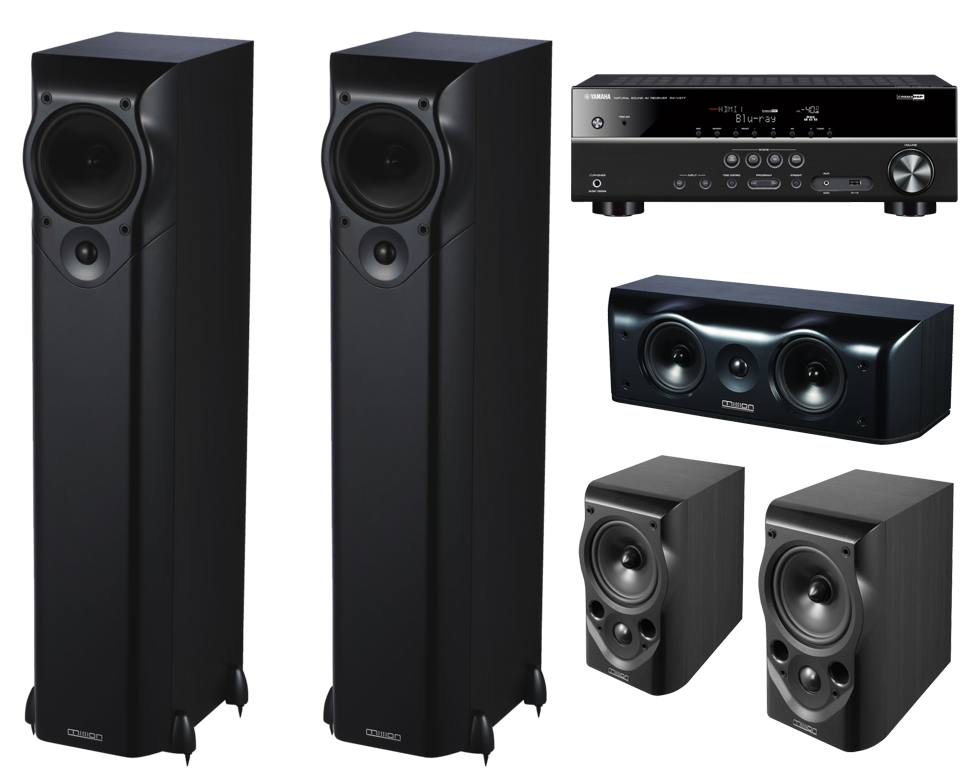 Pachet PROMO Mission MV-6 5.0 pack + Yamaha RX-V377 la AVstore.ro