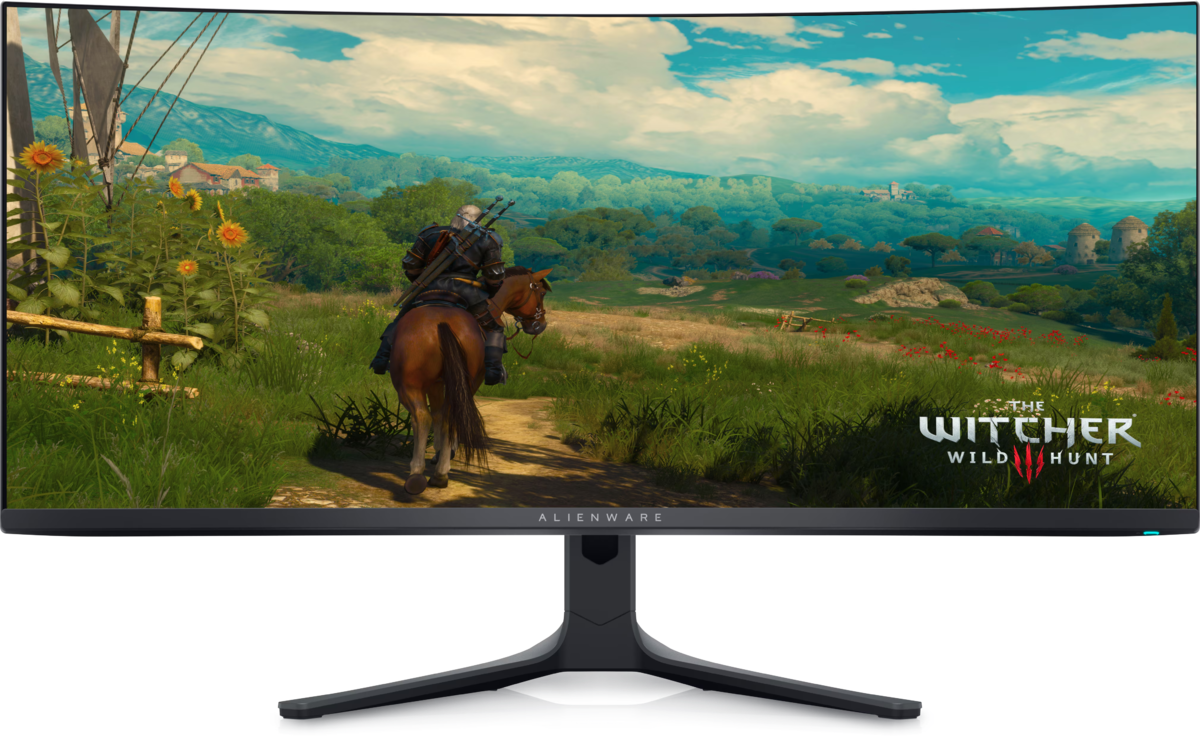 Monitor Alienware AW3423DWF Curved Gaming, NVIDIA G-SYNC, 34.18