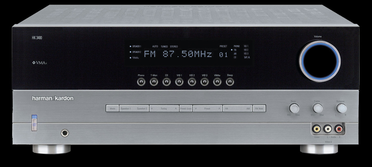 Récepteur Stéréo Harman Kardon HK3480 - Argent - Modèle 2007 - Occasion