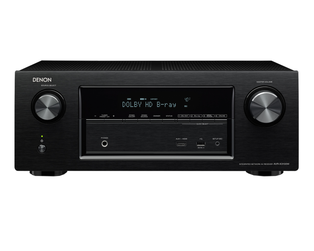リペア済 DVD/MD/WideFM/AM/AUX DENON 3Way100W Receiver Denon AVR-X3100W la AVstore.ro