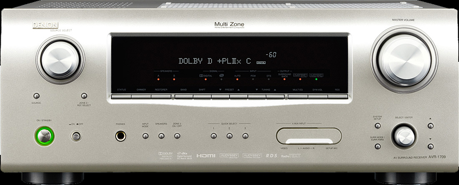 Receiver Denon AVR-1709 la AVstore.ro