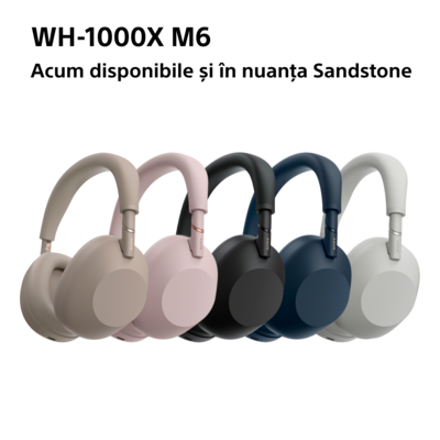 SONY WH-1000XM6 ＋mimimamo Casti Wireless WH-1000XM6 + 4 ANI GARANTIE la AVstore.ro