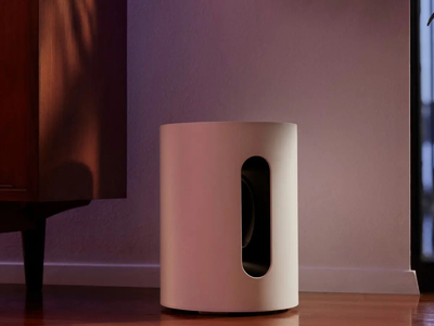 Subwoofer wireless Sonos Sub Mini, WiFi, pentru home cinema si