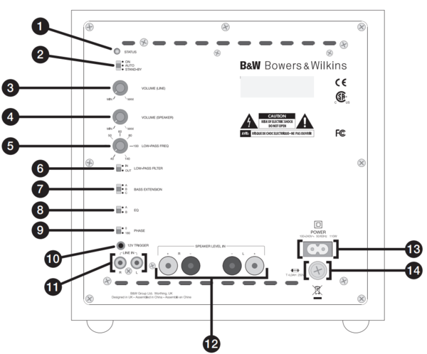 Boxe  Bowers & Wilkins, Tip: Subwoofere, Subwoofer Bowers & Wilkins ASW608 Resigilat, avstore.ro