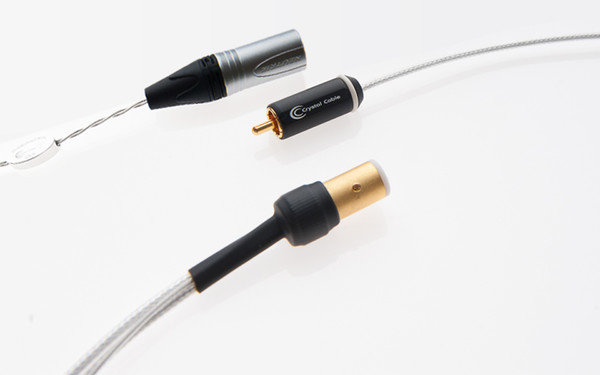 Cabluri audio, Cablu Crystal Cable CrystalConnect Micro Diamond Phono XLR cu fir de masa, avstore.ro
