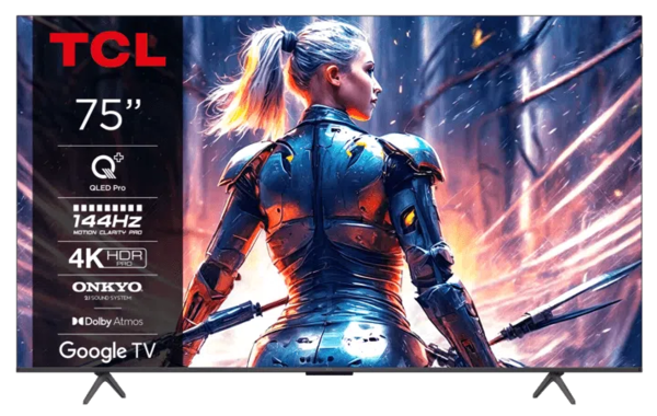 Televizoare  Tehnologie: QLED, Diagonala: 66'' (168cm) - 75'' (190cm), TV TCL QLED 75T8B, avstore.ro