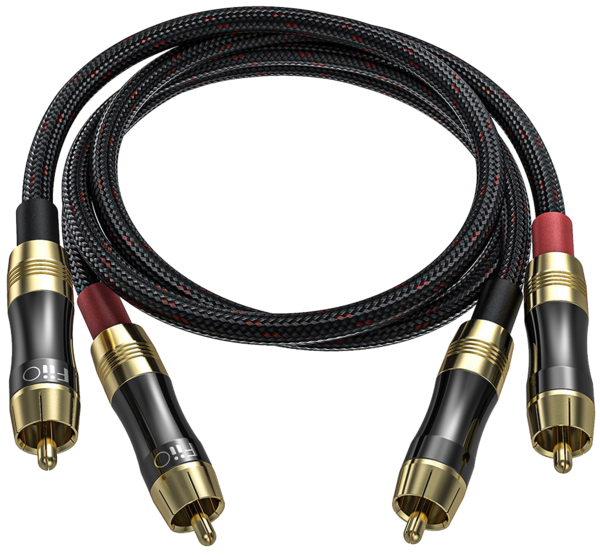 Cabluri audio Cablu Fiio LR-RCA2 50cmCablu Fiio LR-RCA2 50cm