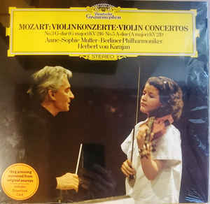 Muzica VINIL Deutsche Grammophon (DG) Mozart - Violin Concertos KV 216, KV 219 - Mutter, KarajanVINIL Deutsche Grammophon (DG) Mozart - Violin Concertos KV 216, KV 219 - Mutter, Karajan