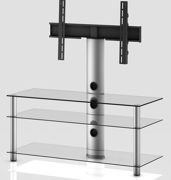 Standuri TV  Latime stand TV: intre 90cm si 120cm, Greutate suportata: peste 60 kg,  Suport TV NEO - 1103-C-SLV , avstore.ro