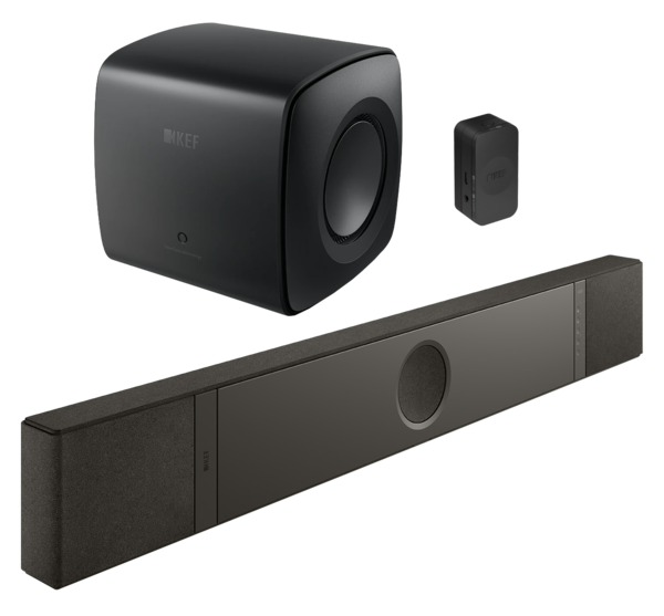 Soundbar  KEF, Soundbar KEF XIO + KEF KC62 + KW2 wireless adapter, avstore.ro