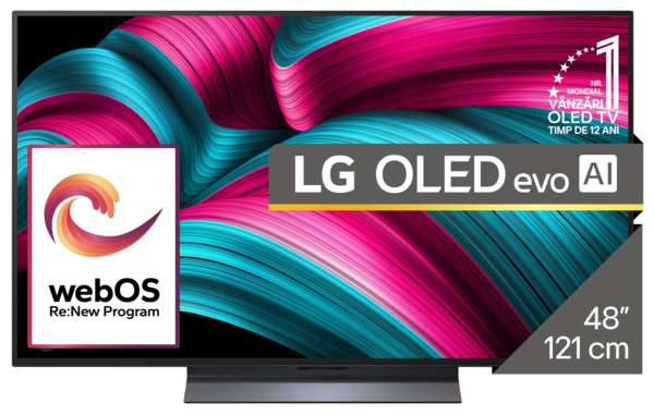 Promotii TVs LG, Resolution: 4K UltraHD, HDR (high dynamic range): Yes,  LG - OLED48C52LA, avstore.ro