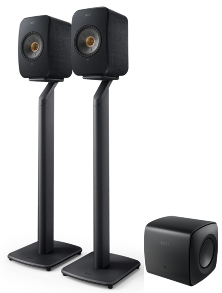 Pachete PROMO STEREO, Pachet PROMO KEF LSX II + KEF Floorstand S1 + KEF KC62, avstore.ro