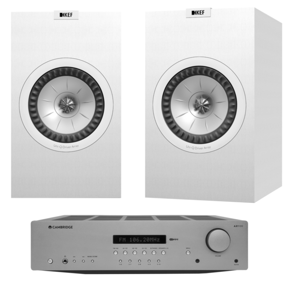 Pachete PROMO STEREO, Pachet PROMO KEF Q350 + Cambridge Audio AXR100, avstore.ro