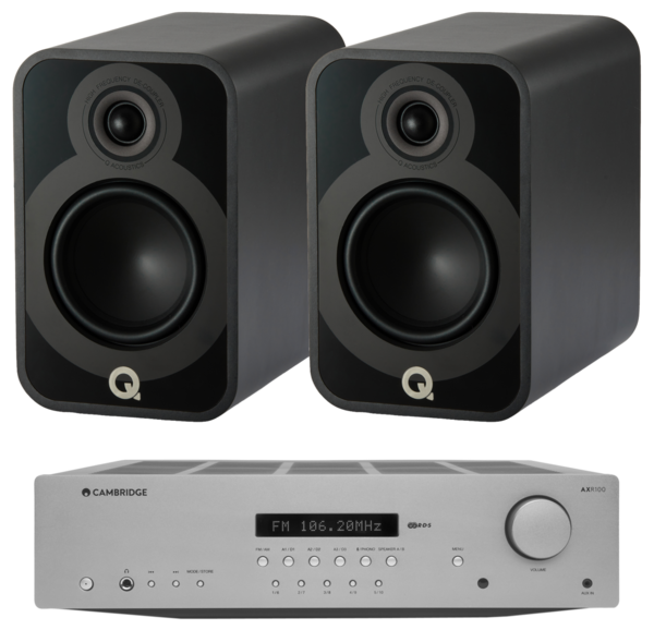 Pachete PROMO STEREO, Pachet PROMO Q Acoustics 5020 + Cambridge Audio AXR-100, avstore.ro