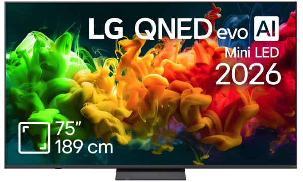 Televizoare  LG, Diagonala: 66'' (168cm) - 75'' (190cm), TV LG 75QNED8EB3A, avstore.ro