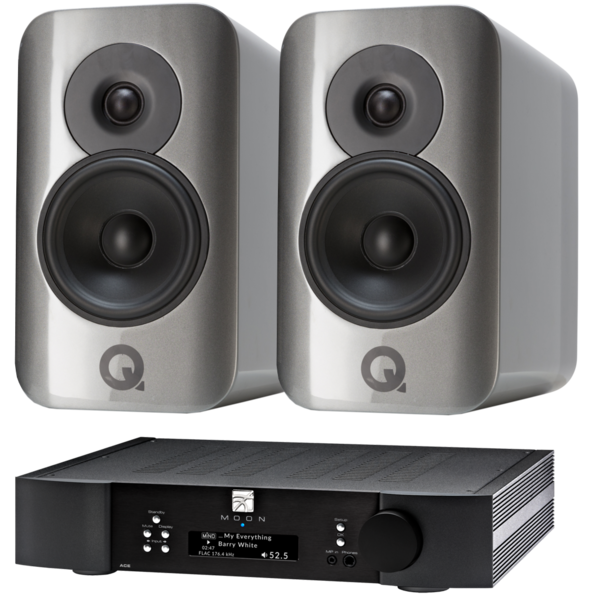 Promotii Pachete PROMO STEREO , Pachet PROMO Q Acoustics Concept 300 + MOON by Simaudio ACE, avstore.ro