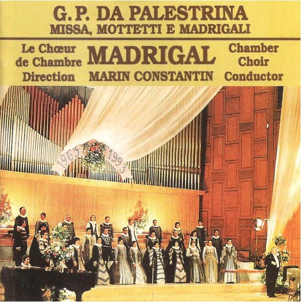 Muzica CD  Electrecord, Gen: Romania, CD Electrecord Madrigal - Palestrina - Missa, Mottetti e Madrigali, avstore.ro