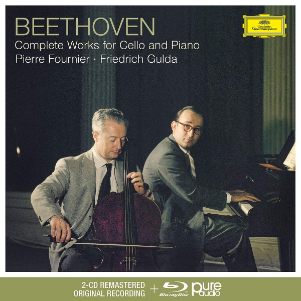 Muzica CD  Deutsche Grammophon (DG), CD Deutsche Grammophon (DG) Beethoven - Complete Works For Cello And Piano ( Fournier, Gulda )  CD + BR Audio, avstore.ro