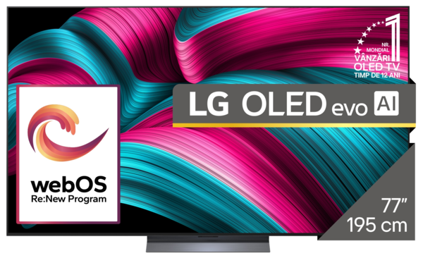 Promotii TVs LG, Resolution: 4K UltraHD, HDR (high dynamic range): Yes,  LG - OLED77C52LA, avstore.ro