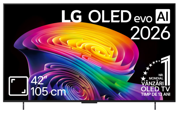 Televizoare  Tehnologie: OLED, Generatie (an de lansare): 2026, TV LG OLED42C62LA, avstore.ro