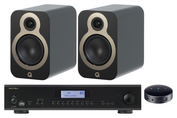 Pachete PROMO STEREO  Q Acoustics, Pachet PROMO Q Acoustics 3030c + Rotel A-12 MKII + Wiim Mini, avstore.ro