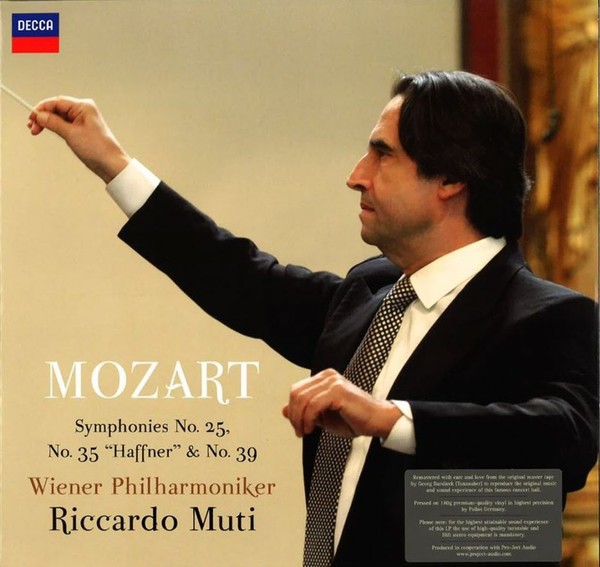 Viniluri  ProJect, Gen: Clasica, VINIL ProJect Vienna Philharmonics, Riccardo Muti : Mozart - Symphonies 25, 35 & 39, avstore.ro