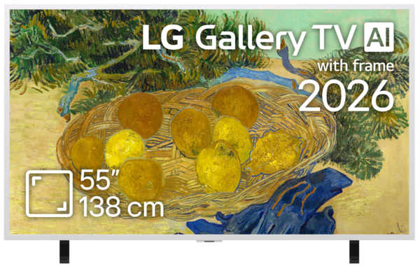 Televizoare  LG,  Televizor LG Gallery TV AI with frame LX7 4K ART TV 2026, Mini LED, 55LX7B6LA  , avstore.ro