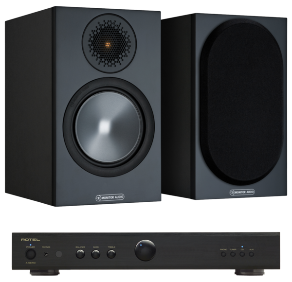 Pachete PROMO STEREO  Monitor Audio, Pachet PROMO Monitor Audio Bronze 50 + Rotel A-10 MK II, avstore.ro