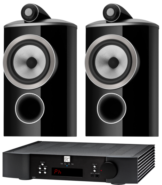 Pachete PROMO STEREO  Bowers & Wilkins, Pachet PROMO Bowers & Wilkins 805 D4 + MOON by Simaudio 340i, avstore.ro