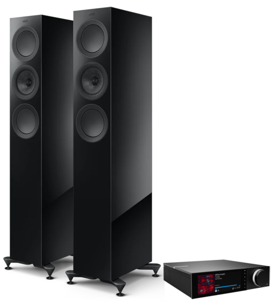 Pachete PROMO STEREO  KEF, Pachet PROMO KEF R5 Meta + Cambridge Audio Evo 150 SE, avstore.ro
