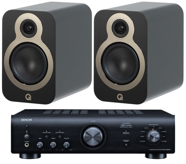 Pachete PROMO STEREO, Pachet PROMO Q Acoustics 3030C + Denon PMA-600NE, avstore.ro