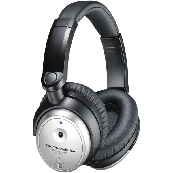 Casti  Audio-Technica, cu Active Noise cancelling, Casti Audio-Technica ATH-ANC7B-SViS, avstore.ro