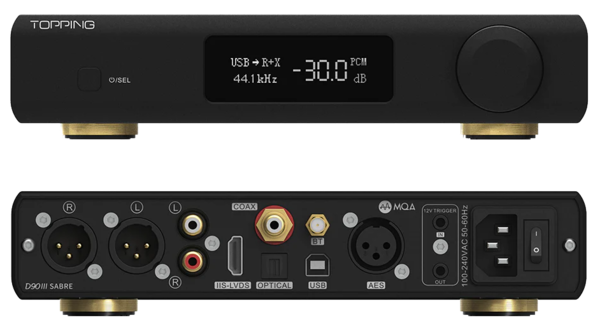 Promotii DAC-uri Topping, DAC Topping D90 III Discrete Negru Resigilat, avstore.ro